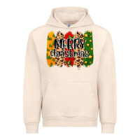 Sandshell merry christmas brushstrokes Urban Hoodie - MaliasSmallBusiness