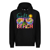 Black salty beach Premium Hoodie - MaliasSmallBusiness