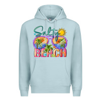 Blue Mist salty beach Premium Hoodie - MaliasSmallBusiness