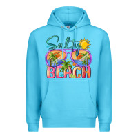 Ocean Blue salty beach Premium Hoodie - MaliasSmallBusiness
