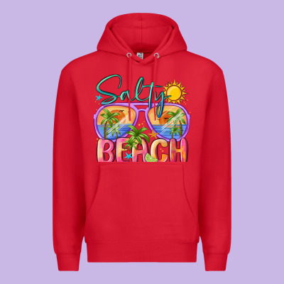Salty Beach Premium Hoodie Designed By Maliassmallbusiness