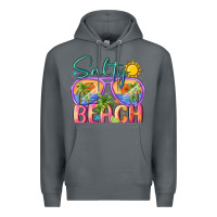 Rock salty beach Premium Hoodie - MaliasSmallBusiness