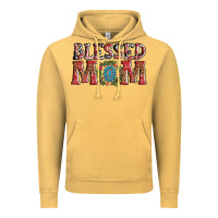 Vintage Mustard blessed mom christmas Vintage Hoodie - AdoDesignShop