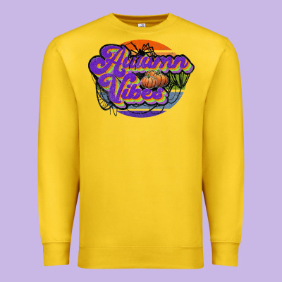 Autumn Vibes Premium Sweatshirt Designed By Jahusdesignshop