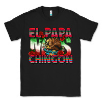 Black El Papa Mas Chingon Classic Tee - texasbilliewilder