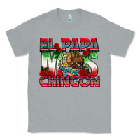 Heather Grey El Papa Mas Chingon Classic Tee - texasbilliewilder