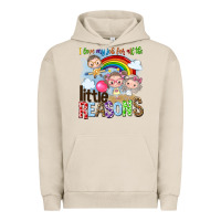 Pigment French Oak i love my job for all the little reasons Urban Hoodie - NancyCooperArtShop