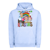 Pigment Grape Ice i love my job for all the little reasons Urban Hoodie - NancyCooperArtShop