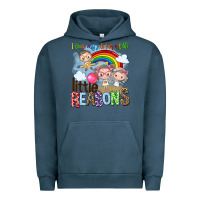 Pigment Midnight Navy i love my job for all the little reasons Urban Hoodie - NancyCooperArtShop