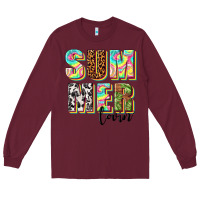 Burgundy summer lovin Long Sleeve Tee - texasbilliewilder