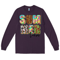 Plum summer lovin Long Sleeve Tee - texasbilliewilder