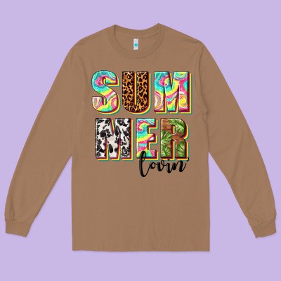 Summer Lovin Long Sleeve Tee Designed By Texasbilliewilder