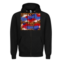 Black 4th of July USA flag leopard 20oz tumbler Zipper Hoodie - Neo Western