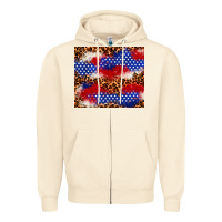 Sandshell 4th of July USA flag leopard 20oz tumbler Zipper Hoodie - Neo Western