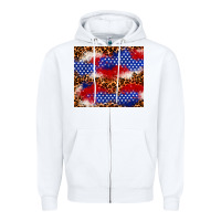 White 4th of July USA flag leopard 20oz tumbler Zipper Hoodie - Neo Western