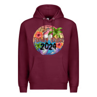 Burgundy family cruise 2024 Premium Hoodie - MaliasSmallBusiness