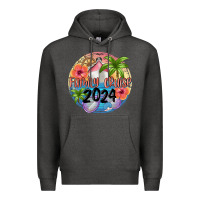 Charcoal Heather family cruise 2024 Premium Hoodie - MaliasSmallBusiness