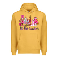 Mustard tis the season pink christmas Premium Hoodie - AdoDesignShop