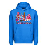 True Royal tis the season pink christmas Premium Hoodie - AdoDesignShop