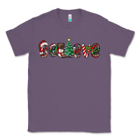 Lavender christmas believe Classic Tee - RanaPortraitStore