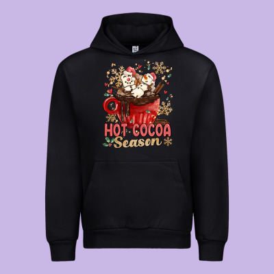 Hot Cocoa Season Urban Hoodie Designed By Maliassmallbusiness