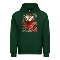 Forest Green hot cocoa season Urban Hoodie - MaliasSmallBusiness