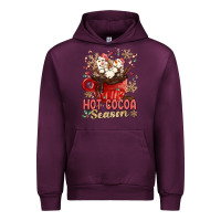 Mauve Wine hot cocoa season Urban Hoodie - MaliasSmallBusiness