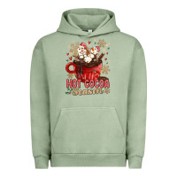 Pigment Oil Green hot cocoa season Urban Hoodie - MaliasSmallBusiness