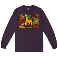 Plum certified medical assistant juneteenth Long Sleeve Tee - Zillion Design Studio