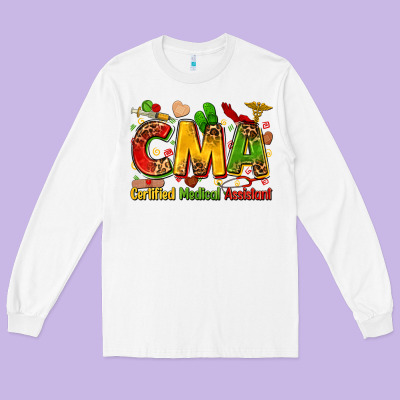 Certified Medical Assistant Juneteenth Long Sleeve Tee Designed By Zillion Design Studio
