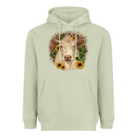 Matcha charolais leopard cactus sunflower Heavyweight Hoodie - JahusDesignShop