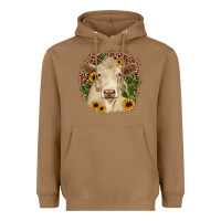 Toasted Coconut charolais leopard cactus sunflower Heavyweight Hoodie - JahusDesignShop