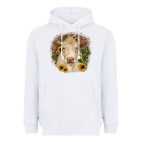 White charolais leopard cactus sunflower Heavyweight Hoodie - JahusDesignShop
