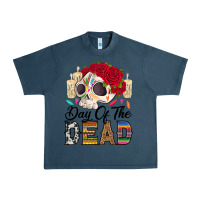 Midnight Navy Day of the dead skeleton Urban Heavy Tee - RanaPortraitStore