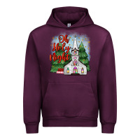 Mauve Wine christmas church oh holy night Urban Hoodie - MaliasSmallBusiness