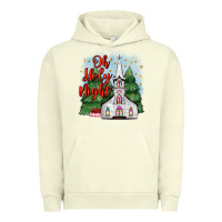 Pigment Pistachio christmas church oh holy night Urban Hoodie - MaliasSmallBusiness