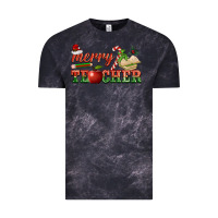 Cloud Black merry teacher Vintage Tee - BarkalooDesign