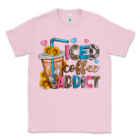 Bubblegum Pink iced coffee addict Classic Tee - Zillion Design Studio