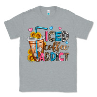 Heather Grey iced coffee addict Classic Tee - Zillion Design Studio