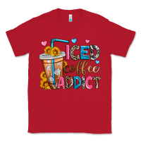Red iced coffee addict Classic Tee - Zillion Design Studio