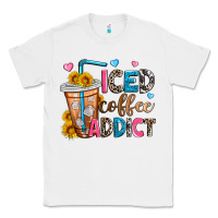 White iced coffee addict Classic Tee - Zillion Design Studio