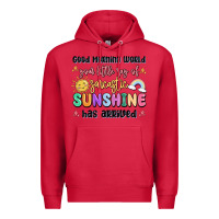 Cardinal good morning world your little ray of sarcastic Premium Hoodie - MaliasSmallBusiness