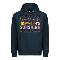 Navy good morning world your little ray of sarcastic Premium Hoodie - MaliasSmallBusiness