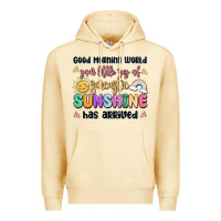 Pina Colada good morning world your little ray of sarcastic Premium Hoodie - MaliasSmallBusiness