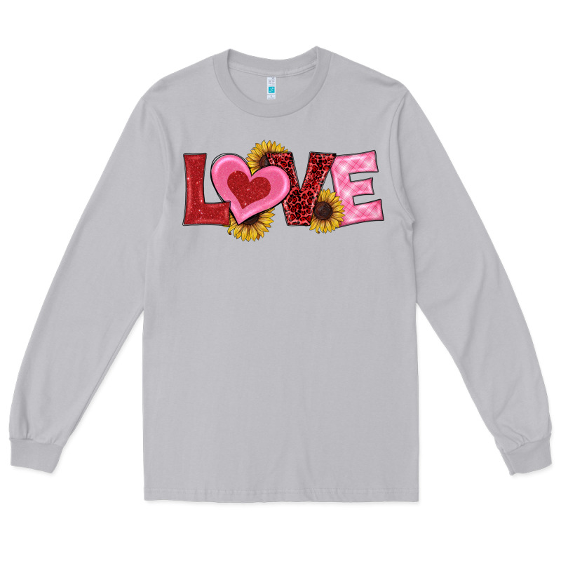Valentine's Day Love Sunflowers Long Sleeve Tee by RanaPortraitStore | Teevron