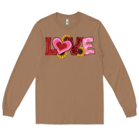 Toasted Coconut valentine's day love sunflowers Long Sleeve Tee - RanaPortraitStore