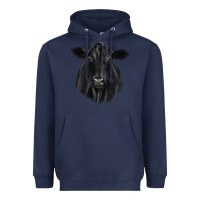 Navy black angus Heavyweight Hoodie - JahusDesignShop