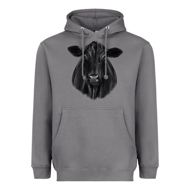 Black Angus Heavyweight Hoodie by JahusDesignShop | Teevron