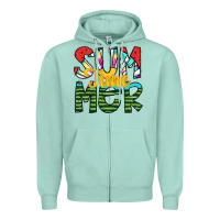 Seafoam summer time Zipper Hoodie - SublimationCraftShop