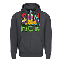 Smoke summer time Zipper Hoodie - SublimationCraftShop